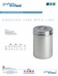 Product Sheet - Dressing Jars with Lids